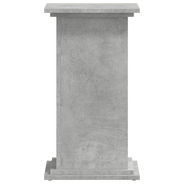 vidaXL Stojan na rostliny betonově &scaron;ed&yacute; 33x33x60 cm kompozitn&iacute; dřevo