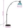 vidaXL Stojac&iacute; lampa 25 W modr&aacute; patina 150 cm E27