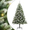 vidaXL Uměl&yacute; v&aacute;nočn&iacute; stromeček s uměl&yacute;m sněhem 300 LED Tepl&aacute; b&iacute;l&aacute;