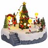 vidaXL Dekorace v&aacute;nočn&iacute; vesnice 22 x 21,5 x 17 cm Plast V&iacute;cebarevn&yacute;