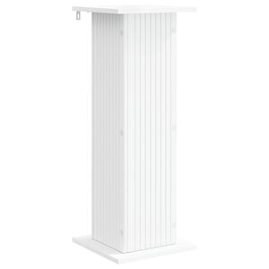 vidaXL Stojan na rostliny B&iacute;l&aacute; 30,5 x 30 x 80,5 cm Kompozitn&iacute; dřevo