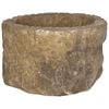 vidaXL Zahradn&iacute; pěstebn&iacute;k Zvětral&yacute; k&aacute;men &Oslash; 35 x 20 cm V&aacute;penec