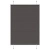 vidaXL Plisovan&aacute; roleta čern&aacute; 95x150 cm &Scaron;&iacute;řka l&aacute;tky 94,4 cm Polyester