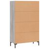 vidaXL Skř&iacute;ň highboard &scaron;ed&aacute; sonoma 69,5 x 31 x 115 cm kompozitn&iacute; dřevo