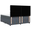 vidaXL Box spring postel s matrac&iacute; tmavě &scaron;ed&aacute; 200x200 cm samet