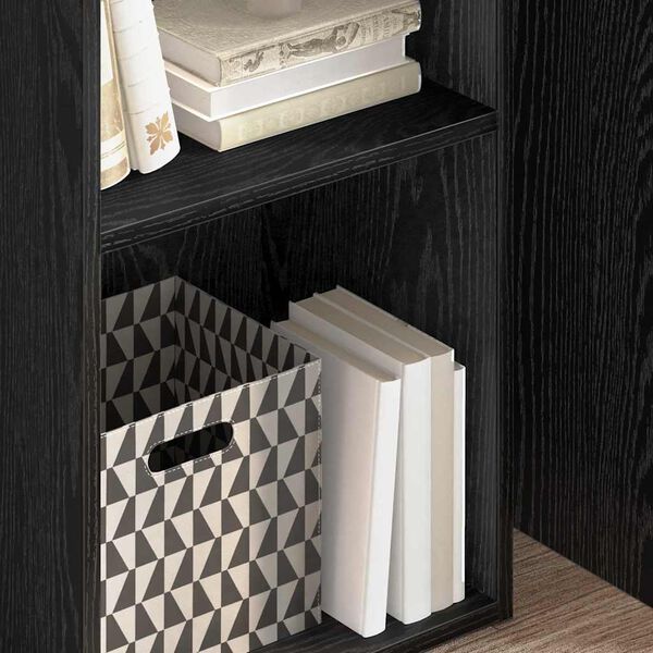 vidaXL Knihovna Čern&yacute; dub 40 x 30 x 77 cm kompozitn&iacute; dřevo