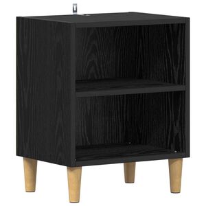 vidaXL Z&aacute;suvka pod postel Čern&yacute; dub 40 x 30 x 50 cm kompozitn&iacute; dřevo