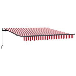 vidaXL Budsorovateln&eacute; zastře&scaron;en&iacute; Červen&aacute; a B&iacute;l&aacute; 300 x 250 cm