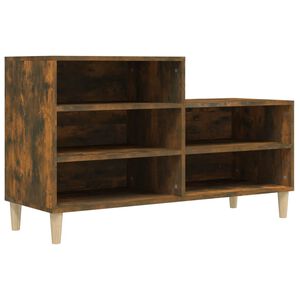 vidaXL Botn&iacute;k kouřov&yacute; dub 102x36x60 cm kompozitn&iacute; dřevo