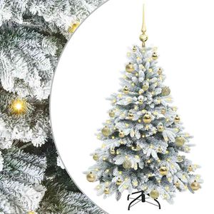 vidaXL Uměl&yacute; v&aacute;nočn&iacute; stromeček s 150 LED diodami B&iacute;l&aacute; 120 cm PE a PVC