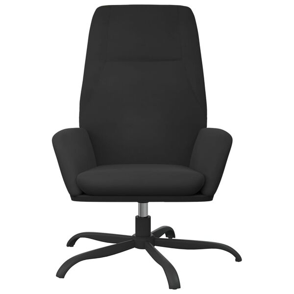 vidaXL Relaxačn&iacute; křeslo čern&eacute; uměl&aacute; brou&scaron;en&aacute; kůže