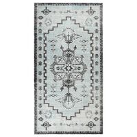 vidaXL Venkovní koberec hladce tkaný 80 x 150 cm zelenošedý