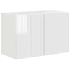 vidaXL TV wall cabinet 59,5 x 31 x 40 cm Vysoce leskl&aacute; b&iacute;l&aacute;