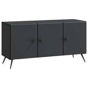 vidaXL Televizn&iacute; skř&iacute;ň Čern&aacute; 99 x 34,5 x 50 cm Kompozitn&iacute; dřevo