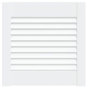 vidaXL N&aacute;bytkov&aacute; dv&iacute;řka lamelov&yacute; design b&iacute;l&aacute; 39,5 x 39,4 cm borovice