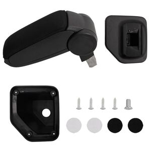 vidaXL Loketní opěrka do auta černá 15 x 32 x (40–52) cm ABS