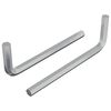 vidaXL &Scaron;estihrann&yacute; kl&iacute;č 2 pcs Stř&iacute;brn&aacute; 32 x 86 mm Ocel