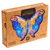 UNIDRAGON 323d&iacute;ln&eacute; dřevěn&eacute; puzzle Intergalaxy Butterfly 41 x 30 cm
