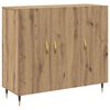vidaXL Serv&iacute;rovac&iacute; skř&iacute;ň Artisanov&yacute; dub 90 x 34 x 80 cm