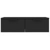 vidaXL N&aacute;stěnn&aacute; skř&iacute;ňka čern&aacute; 68 x 30 x 20 cm kompozitn&iacute; dřevo