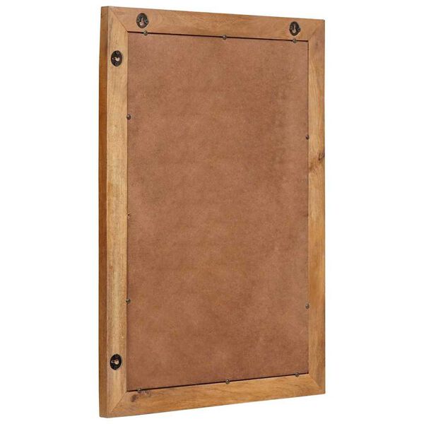 vidaXL Koupelnové zrcadlo se zrcadlem Světle hnědá 70 x 50 x 2,5 cm