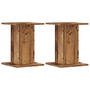 vidaXL Stojany na rostliny 2 ks old wood 30x30x40 cm kompozitn&iacute; dřevo
