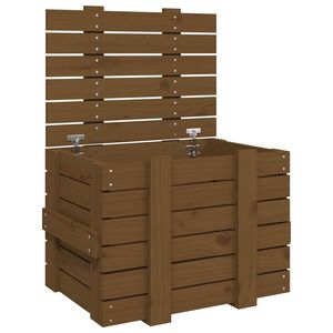 vidaXL &Uacute;ložn&yacute; box medově hněd&yacute; 58 x 40,5 x 42 cm masivn&iacute; borov&eacute; dřevo