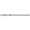vidaXL Kov&aacute;n&iacute; pro posuvn&eacute; dveře skř&iacute;ně uhl&iacute;kov&aacute; ocel 152 cm