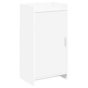 vidaXL Skř&iacute;ň na obuv s &uacute;loži&scaron;těm B&iacute;l&aacute; 48 x 36 x 92 cm Kompozitn&iacute; dřevo