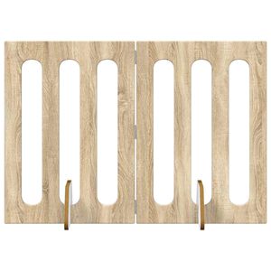 vidaXL Skl&aacute;dac&iacute; plot pro dom&aacute;c&iacute; mazl&iacute;čky 2 pcs Sonoma dub