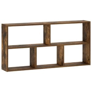 vidaXL N&aacute;stěnn&aacute; polička Kouřov&yacute; dub 102 x 17 x 50 cm Kompozitn&iacute; dřevo