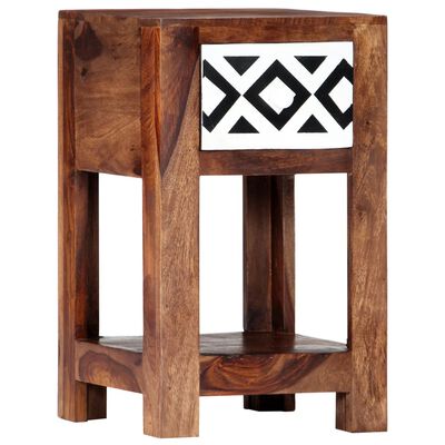 vidaXL Noční stolek 30 x 30 x 50 cm masivní sheeshamové dřevo