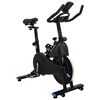 vidaXL Magnetick&eacute; spinningov&eacute; kolo Vexor Sport 120 kg Čern&aacute; a modr&aacute;