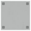 vidaXL Nástěnná magnetická tabule bílá 40x40 cm z tvrzeného skla