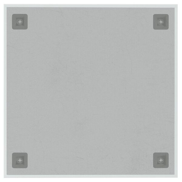 vidaXL Nástěnná magnetická tabule bílá 40x40 cm z tvrzeného skla