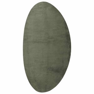 vidaXL Kusov&eacute; koberce HUARTE Lesn&iacute; zelen&aacute; 80 x 150 cm Polyester