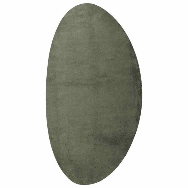 vidaXL Kusov&eacute; koberce HUARTE Lesn&iacute; zelen&aacute; 80 x 150 cm Polyester