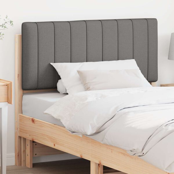 vidaXL Čalouněn&eacute; čelo postele s čelo Hněd&aacute; a světle &scaron;ed&aacute; 100 cm