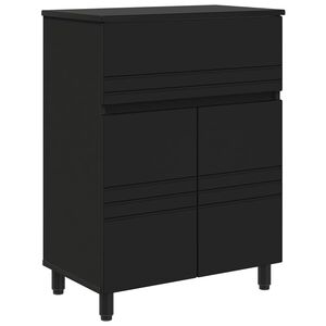 vidaXL Um&yacute;vadlo do koupelny Čern&aacute; 60 x 35 x 80 cm Kompozitn&iacute; dřevo