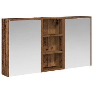 vidaXL Sada koupelnov&yacute;ch skř&iacute;něk 3 pcs 116 x 16 x 62,5 cm