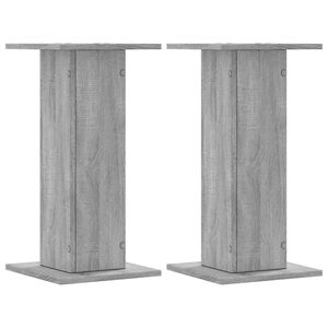 vidaXL Stojany na reproduktory 2 ks &scaron;ed&eacute; sonoma 30x30x60 cm kompozit