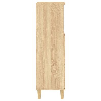 vidaXL Koupelnová skříňka dub sonoma 30 x 30 x 100 cm kompozitní dřevo