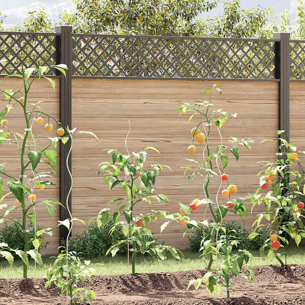 vidaXL 50 ks spir&aacute;lov&eacute; tyče k rostlin&aacute;m 110 cm pozinkovan&aacute; ocel