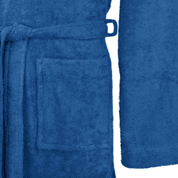 vidaXL Župan KINN Modr&aacute; S Bavlna