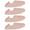 vidaXL Plovouc&iacute; police s polic&iacute; 4 pcs Růžov&aacute; 15 x 15 x 2 cm