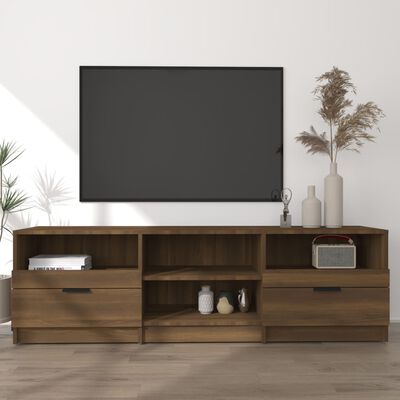 vidaXL TV skříňka hnědý dub 150 x 33,5 x 45 cm kompozitní dřevo