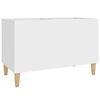 vidaXL Skř&iacute;ňka na LP desky b&iacute;l&aacute; 74,5 x 38 x 48 cm kompozitn&iacute; dřevo