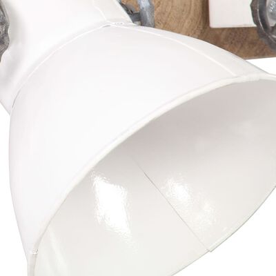 vidaXL Industriální nástěnné svítidlo bílé 65 x 25 cm E27