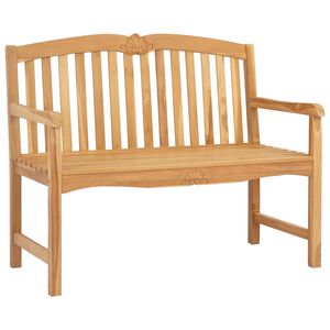 vidaXL Ručně vyřez&aacute;van&aacute; růžov&aacute; lavice 114 x 60 x 95 cm Př&iacute;rodn&iacute;
