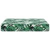 vidaXL Venkovn&iacute; pol&scaron;t&aacute;ř na pohovku Vzor listů 60 x 60 x 8 cm Polyester